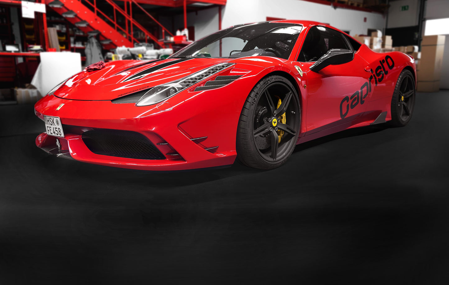 Capristo Ferrari 458 Speciale - Carbon Fiber Front Fins