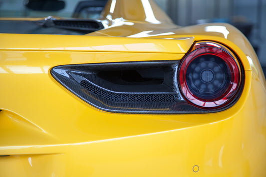 Capristo Ferrari 488 - Carbon Fiber Tail Light Covers