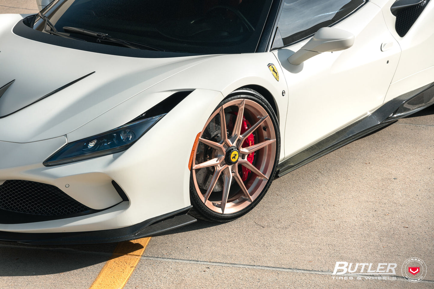 Vossen NF10 Wheel Set for Ferrari F8 - 21 Inch - Vintage Rosé