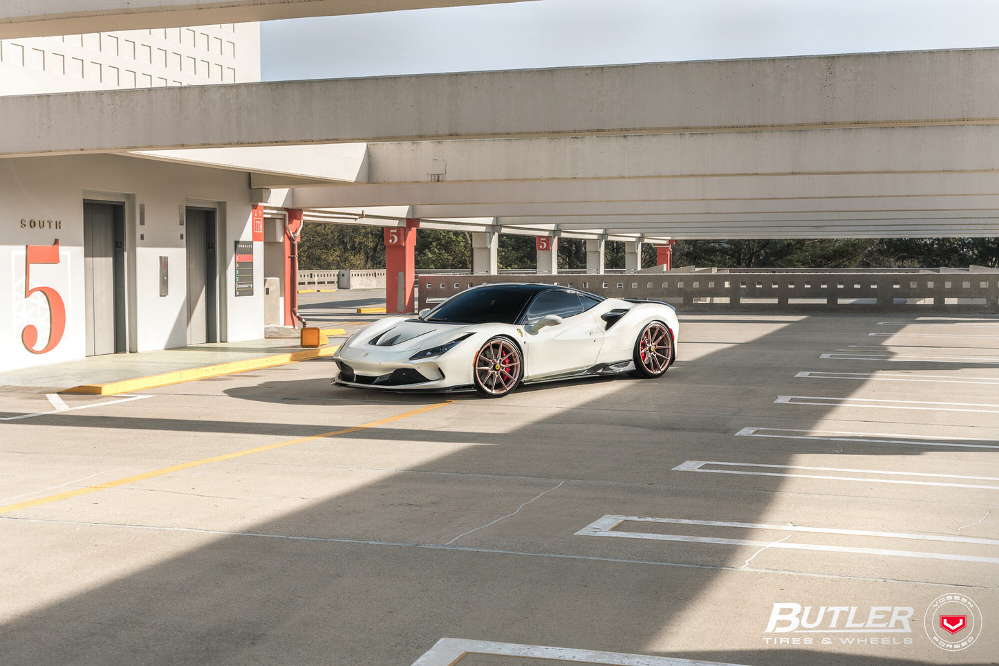Vossen NF10 Wheel Set for Ferrari F8 - 21 Inch - Vintage Rosé