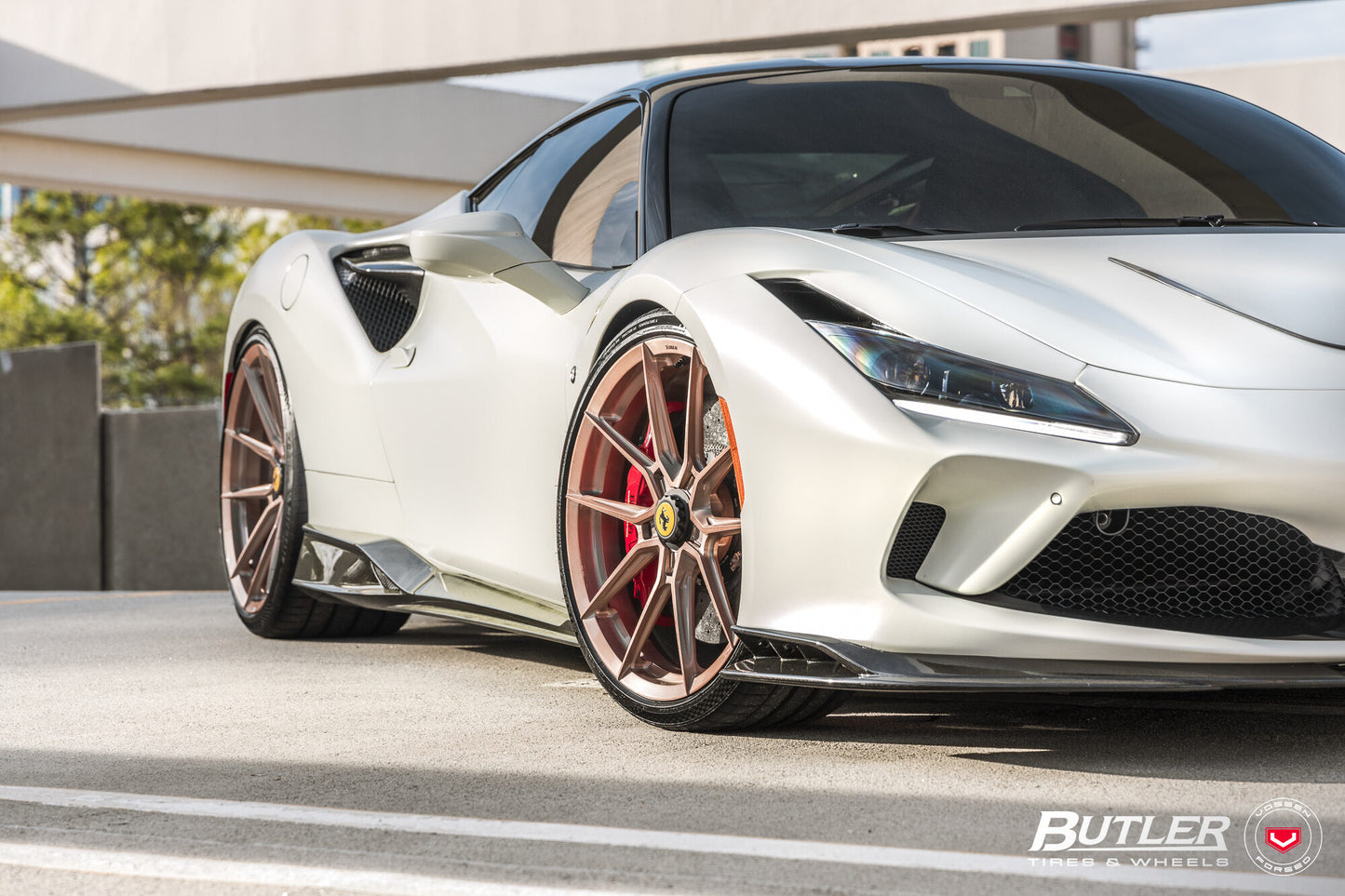 Vossen NF10 Wheel Set for Ferrari F8 - 21 Inch - Vintage Rosé