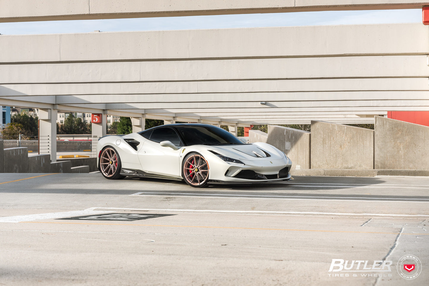Vossen NF10 Wheel Set for Ferrari F8 - 21 Inch - Vintage Rosé