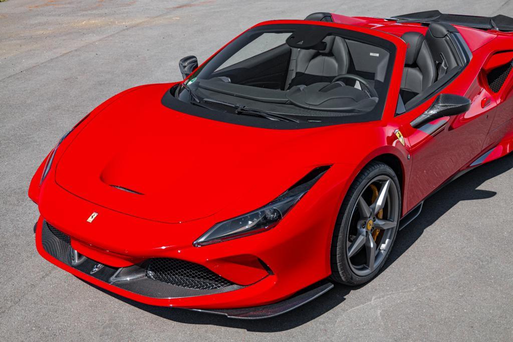 Capristo Ferrari F8 - Carbon Fiber Front Spoiler + Side Air Guides (Set)