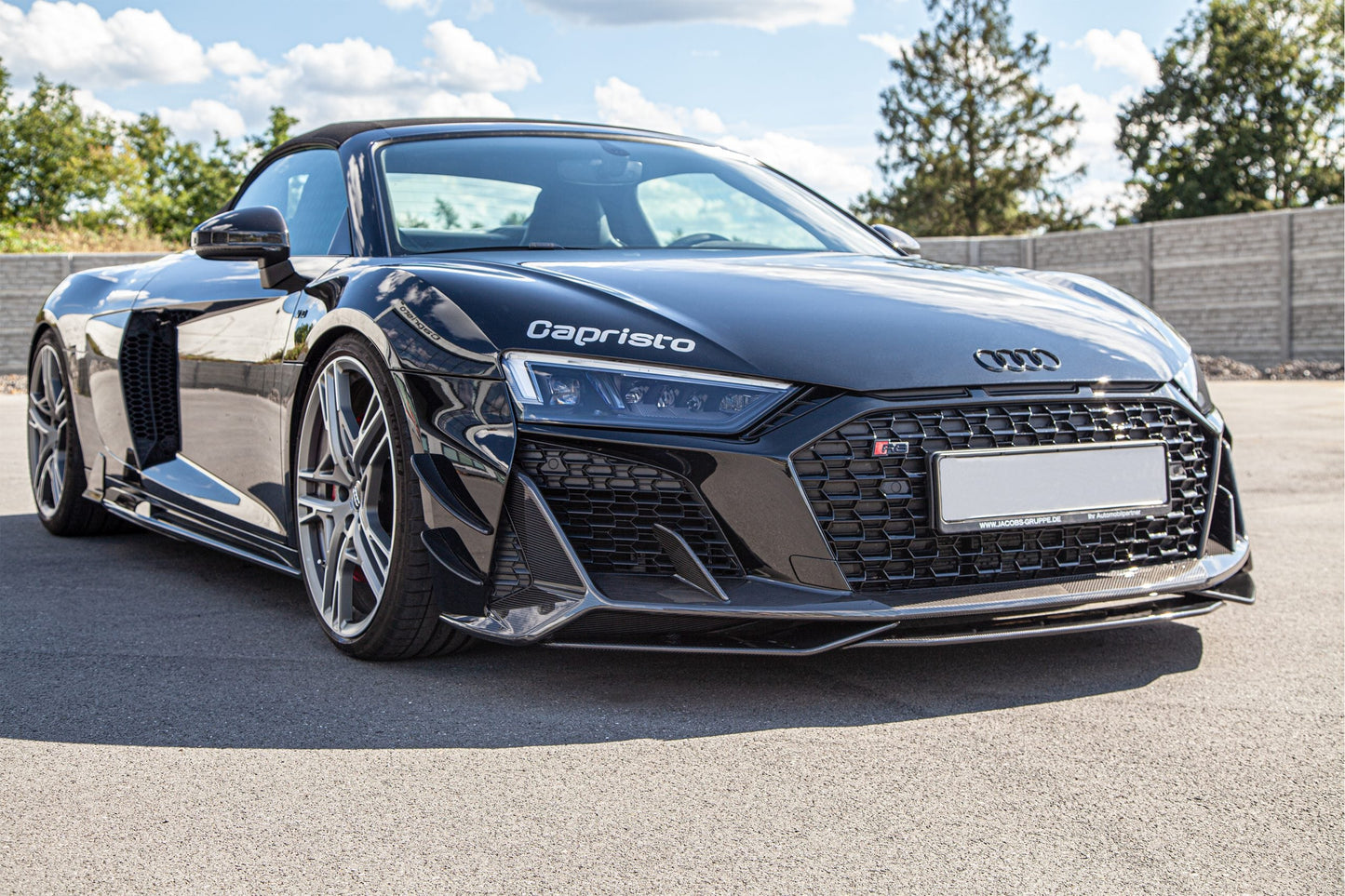 Capristo Audi R8 (Gen2) Facelift - Carbon Fiber Front Spoiler