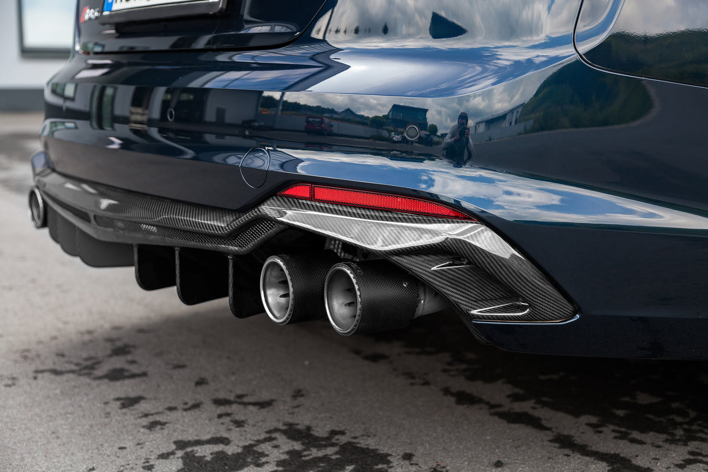 Capristo Audi RS5 (F5) Coupe - ECE Valved Exhaust, MidPipes + Carbon Tips (CES3)
