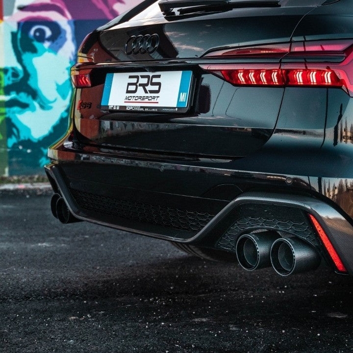 Capristo Audi RS6/7 (C8) - ECE Valved Exhaust + Carbon Tips (OE Actuators)