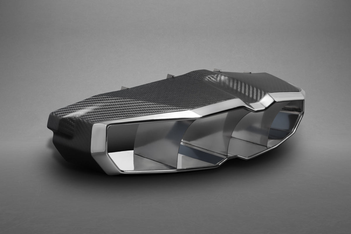 Capristo Lamborghini Aventador LP750 SV - Valved Exhaust + Carbon/Stainless Frame - view 6