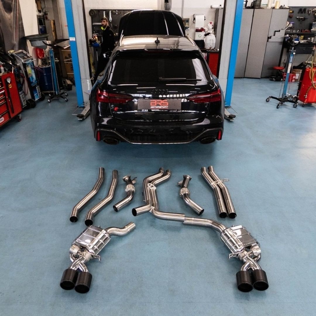 Capristo Audi RS6/7 (C8) - ECE Valved Exhaust + Carbon Tips (OE Actuators)