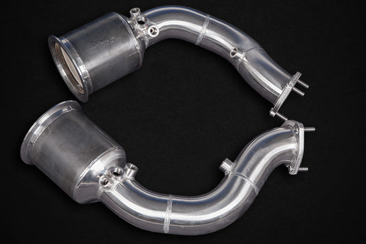 Capristo Porsche 536.1/2 Cayenne V8TT - Sport Cat Downpipes