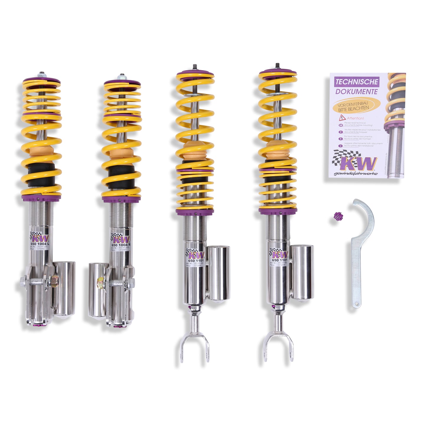 KW Lamborghini Huracan COILOVER KIT V3 - 35265006