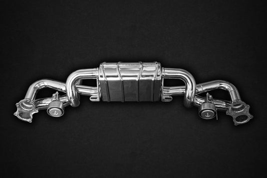 Capristo Porsche 718 Spyder/GTS/Cayman GT4 - Valved Exhaust (OEM tips)