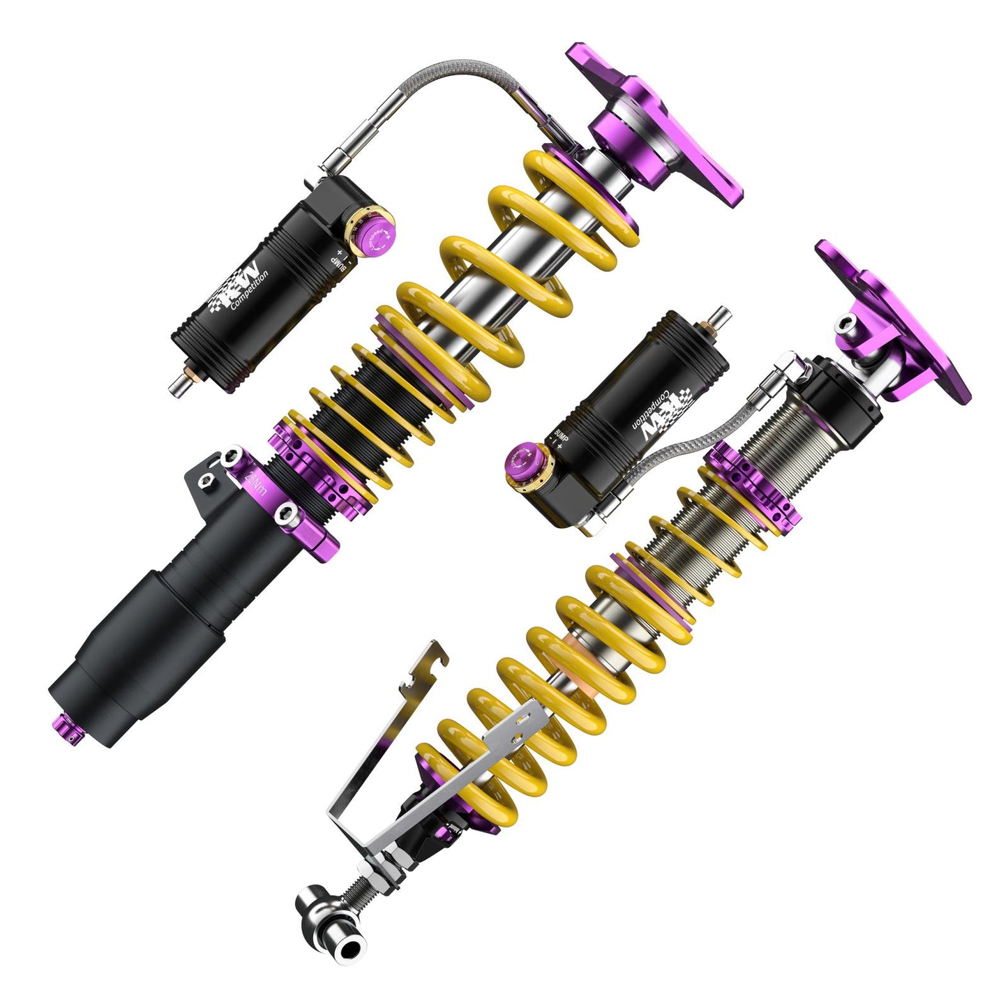 KW McLaren 720S V4 RACING KIT (RACE SLICKS; REAR COILOVER CONV.) - 39720348