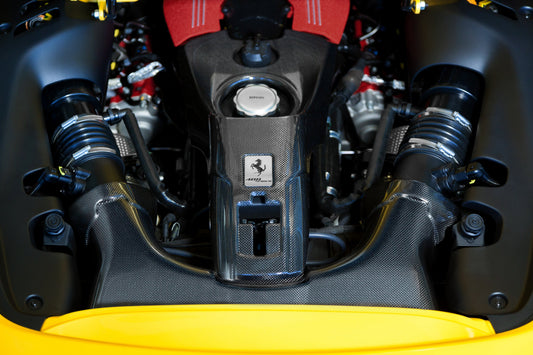 Capristo Ferrari 488 - Carbon Fiber Airbox + Lock Cover (Set)