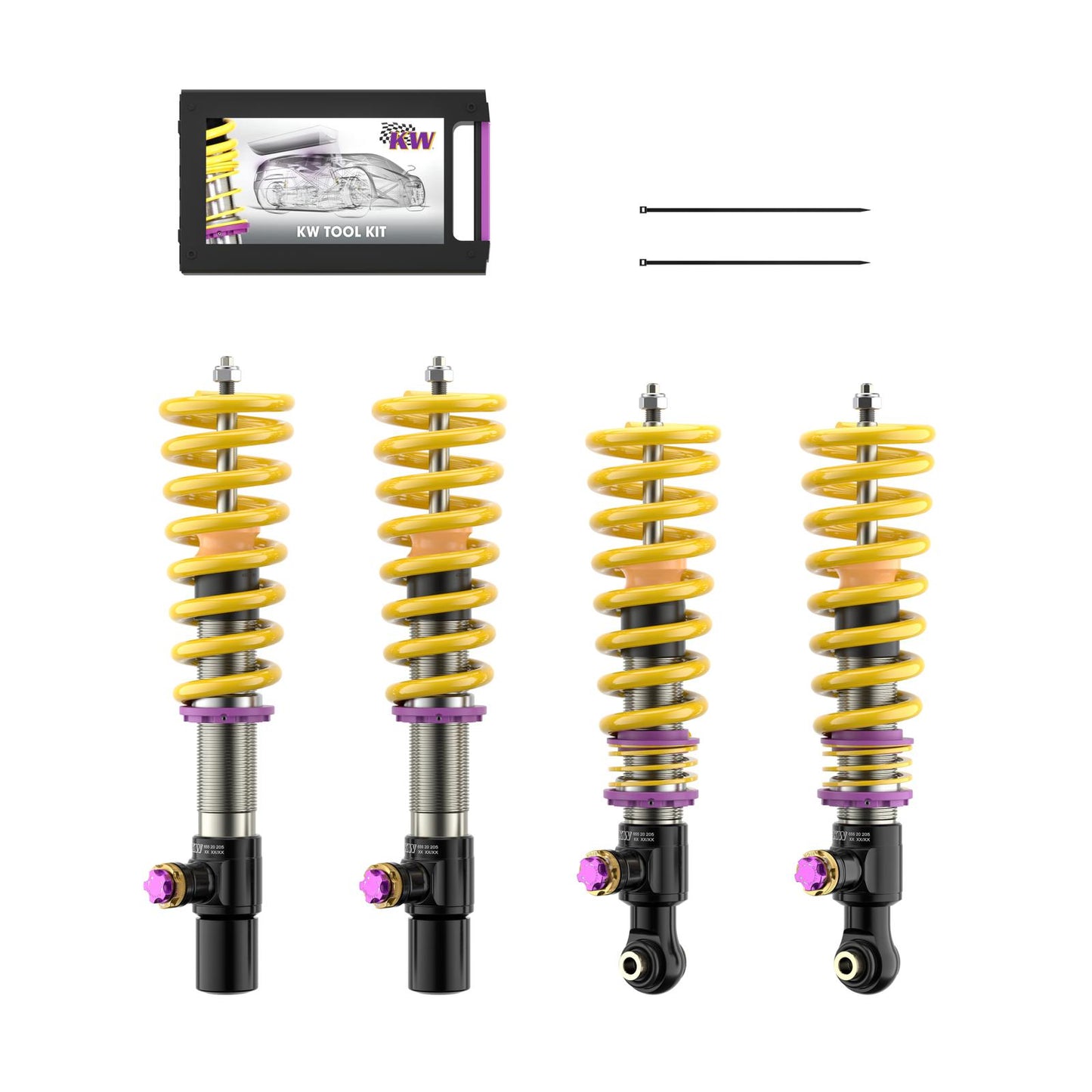 KW McLaren 720S COILOVER KIT V4 BUNDLE - 3A7200GL
