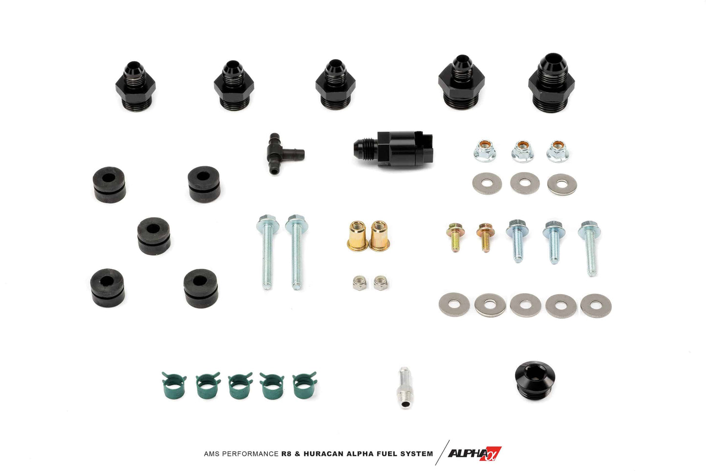Boost Logic AMS PERFORMANCE R8/HURACAN ALPHA FUEL SYSTEM – FUEL PRESSURE REGULATOR + FUEL LINE KIT