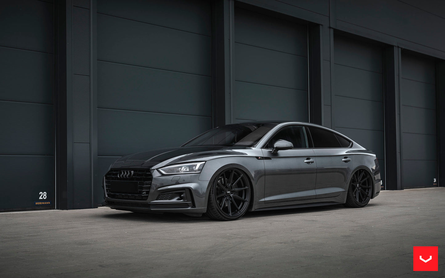 Vossen HF-3 Wheel Set for Audi RS5 - 21 Inch - Satin Black