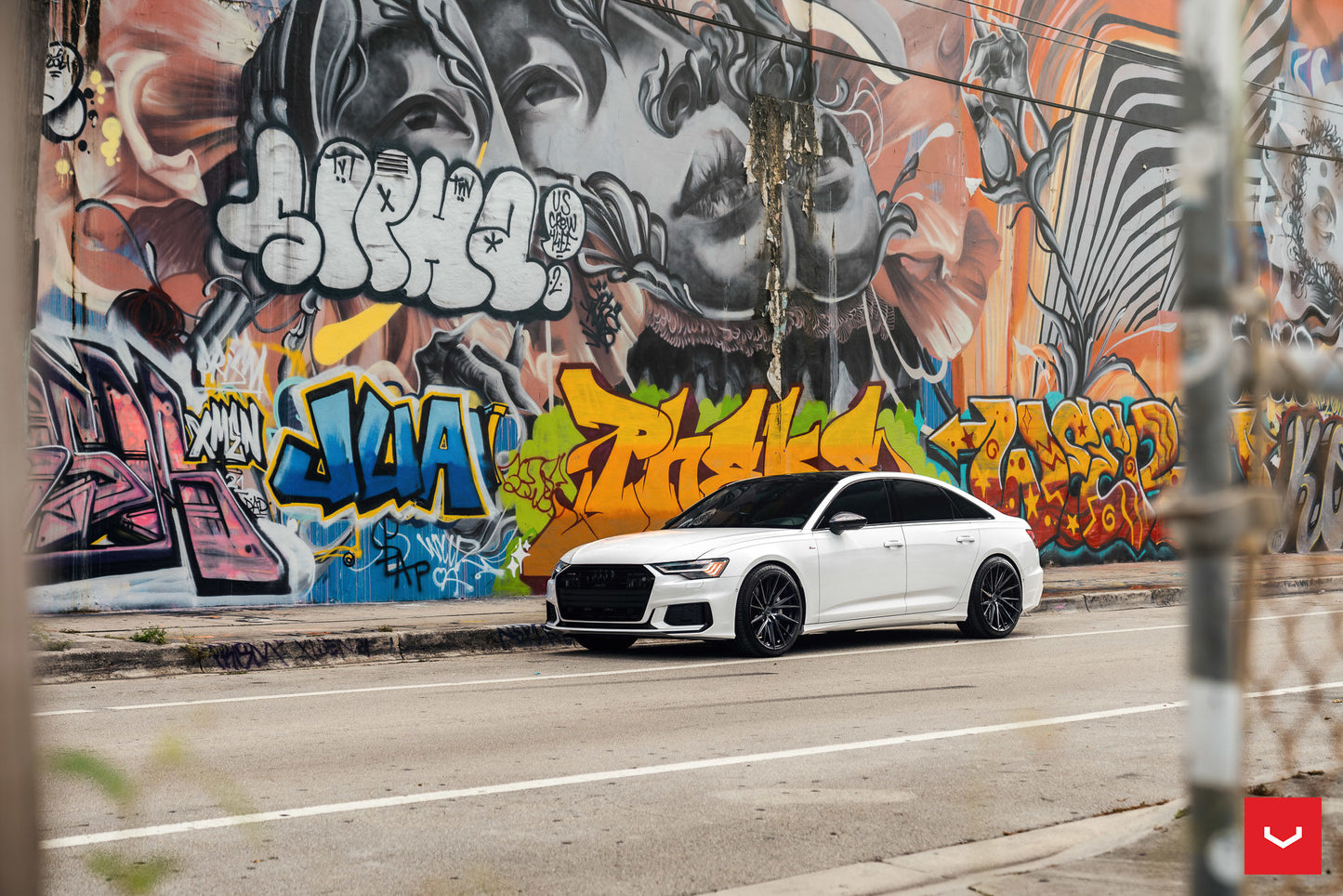 Vossen HF-4T Wheel Set for Audi RS6 / RS7 - 21 Inch - Tinted Gloss Black