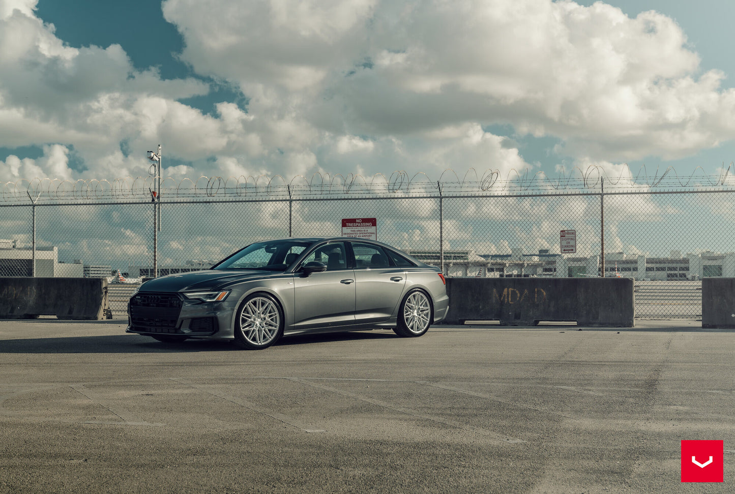 Vossen HF-7 Wheel Set for Audi RS6 / RS7 - 21 Inch - Silver Polished