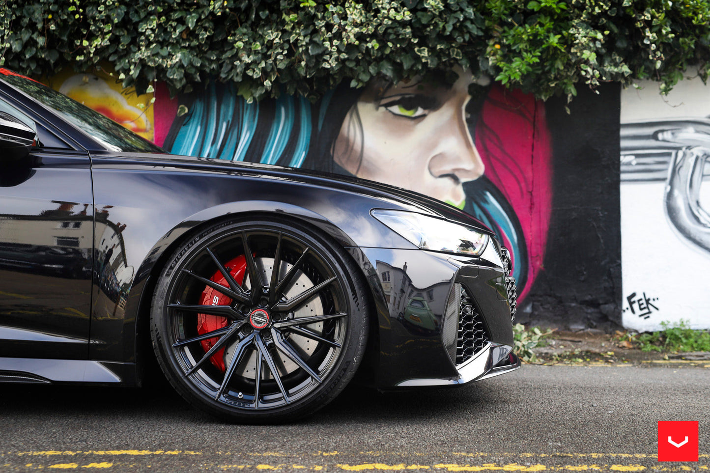 Vossen HF-4T Wheel Set for Audi RS6 / RS7 - 22 Inch - Gloss Black