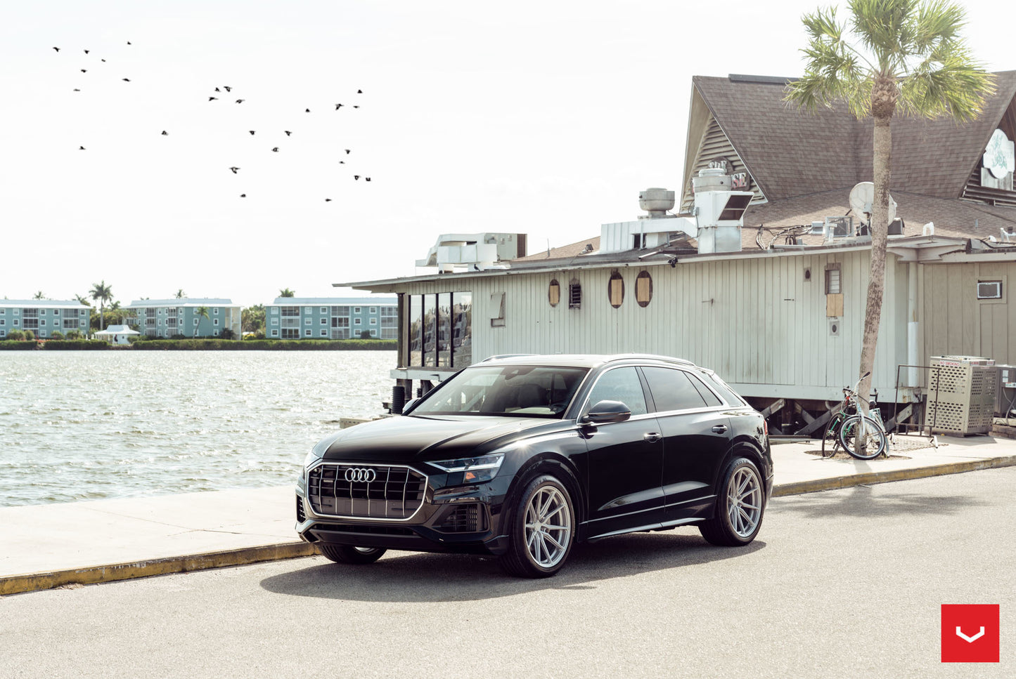 Vossen HF-3 Wheel Set for Audi RS Q8 - 22 Inch - Satin Silver