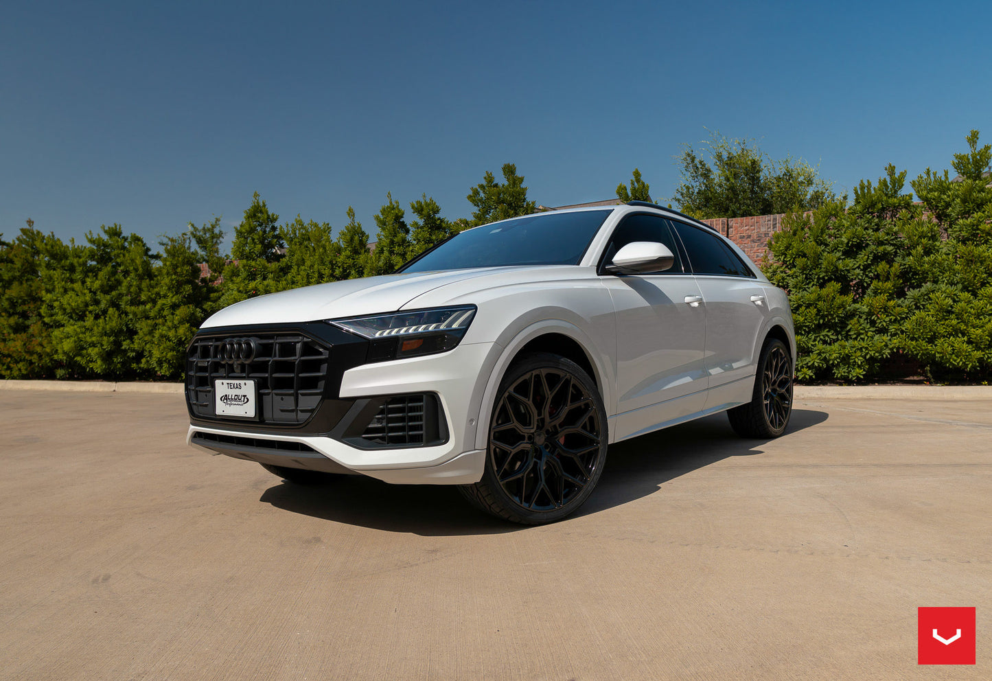 Vossen HF-2 Wheel Set for Audi RS Q8 - 22 Inch - Gloss Black