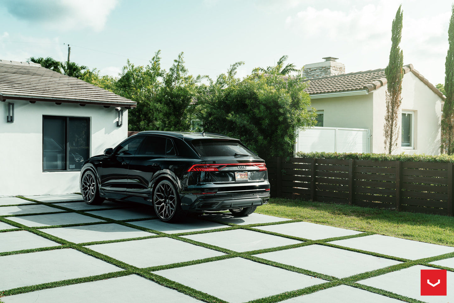 Vossen HF-2 Wheel Set for Audi RS Q8 - 24 Inch - Gloss Black