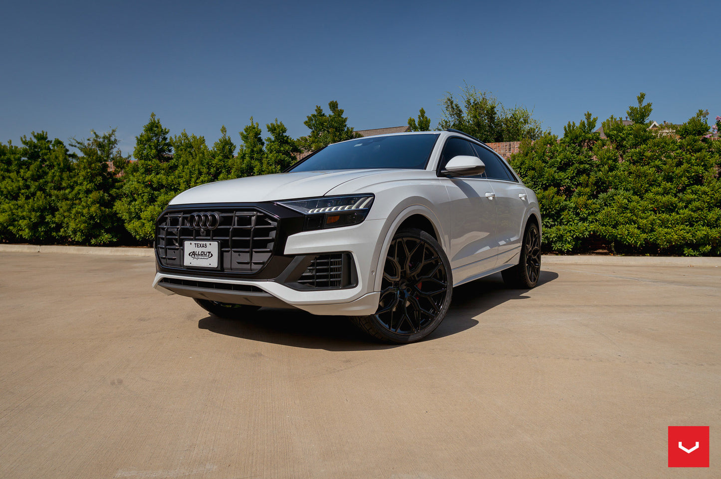 Vossen HF-2 Wheel Set for Audi RS Q8 - 22 Inch - Gloss Black