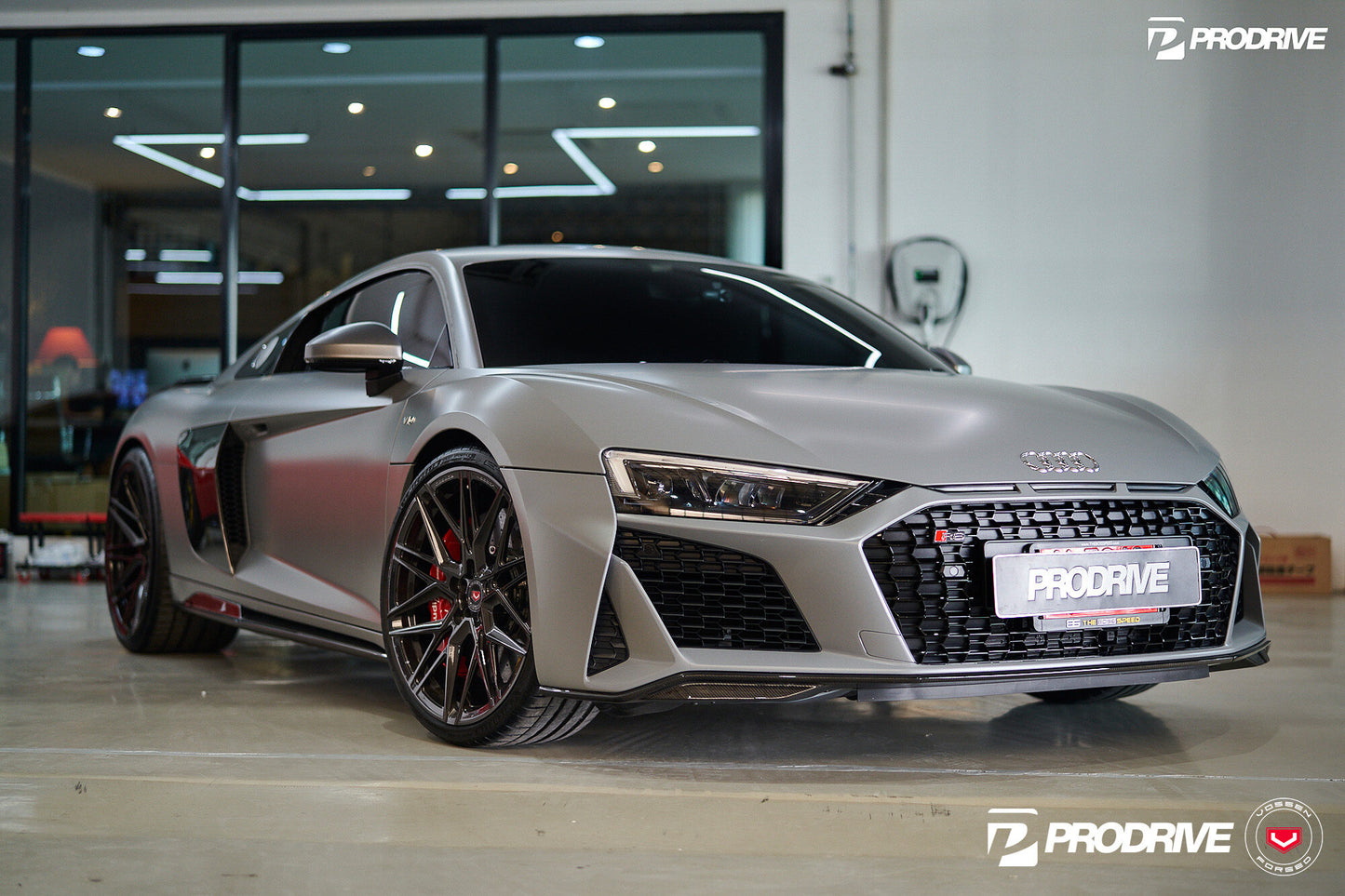 Vossen EVO-5 Wheel Set for Audi R8 - 20 Inch - Gloss Black