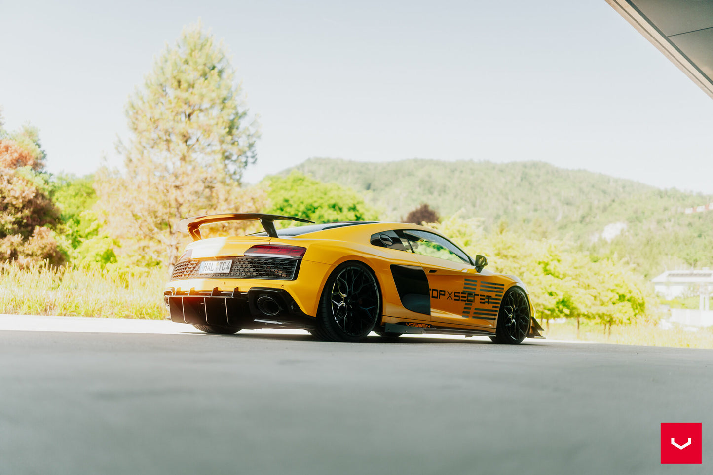 Vossen HF-2 Wheel Set for Audi R8 - 20 Inch - Gloss Black