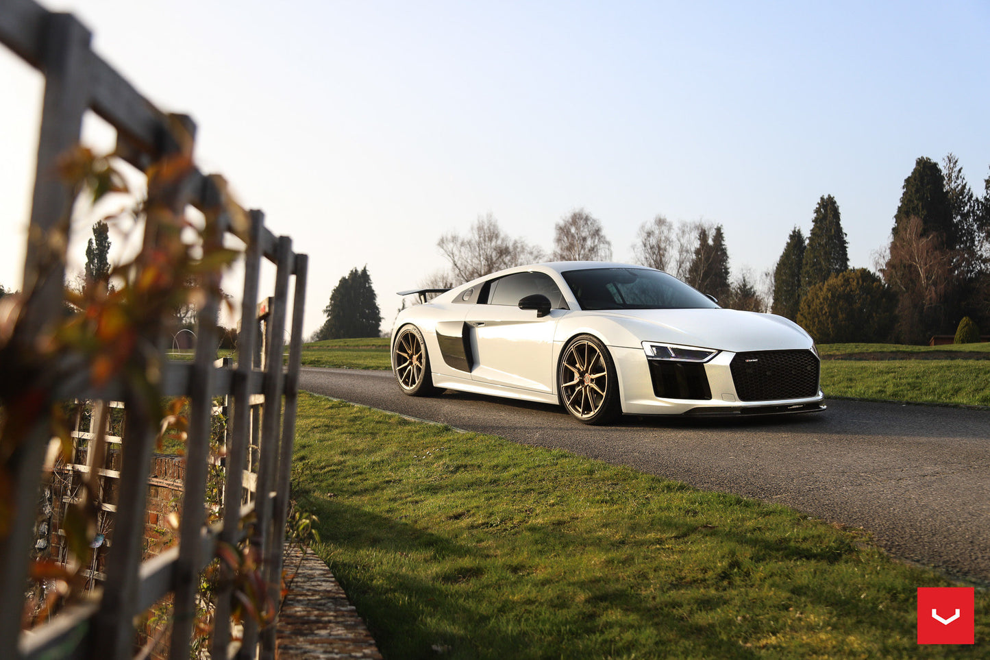 Vossen HF-3 Wheel Set for Audi R8 - 20 Inch - Satin Bronze