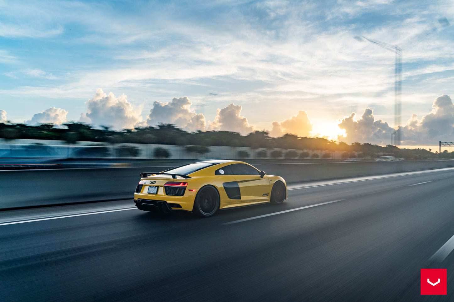 Vossen HF-7 Wheel Set for Audi R8 - Gloss Black
