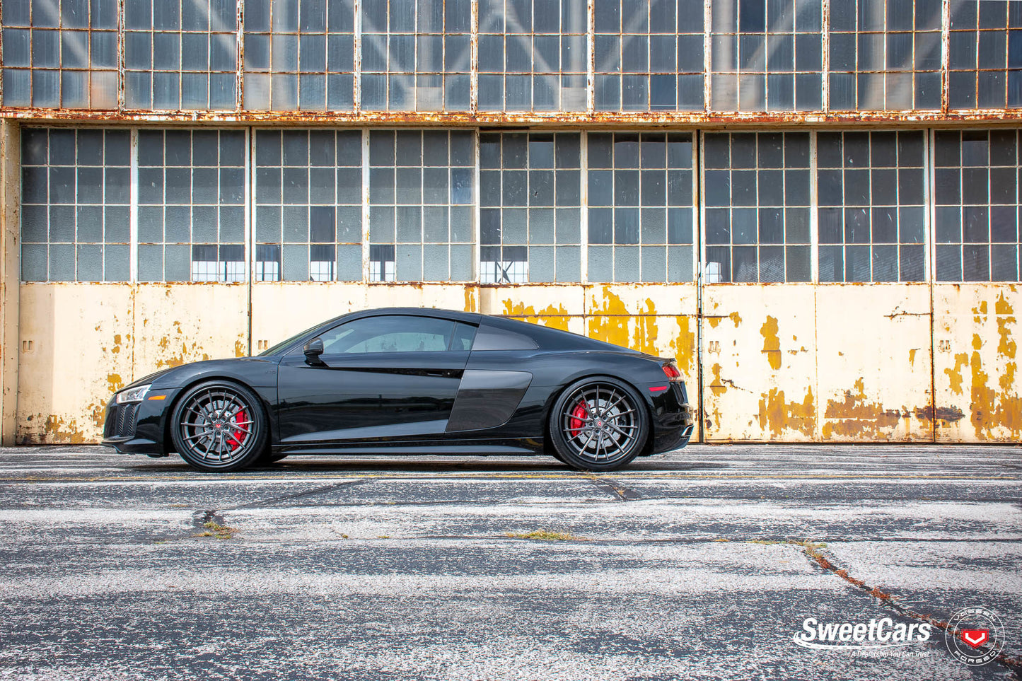 Vossen M-X4T Wheel Set for Audi R8 - 20 Inch - Dark Smoke