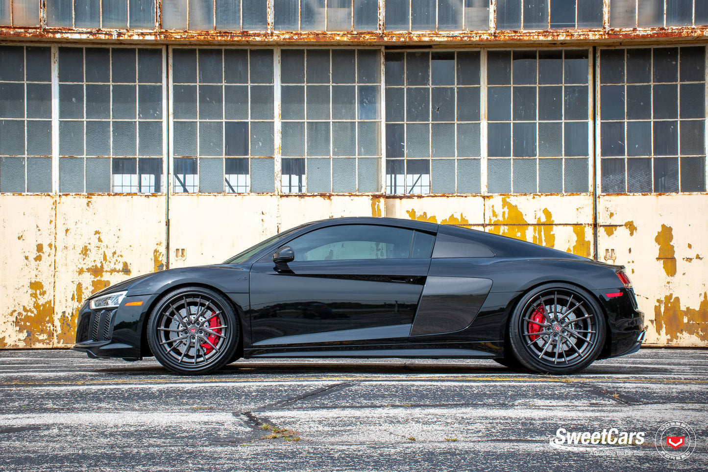 Vossen M-X4T Wheel Set for Audi R8 - 20 Inch - Dark Smoke