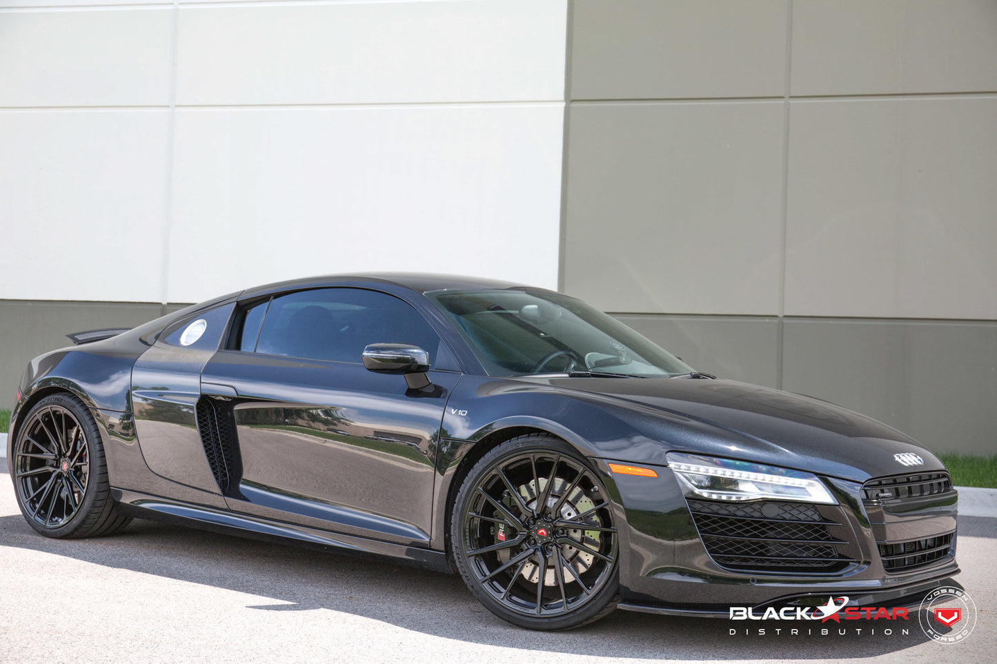 Vossen M-X4T Wheel Set for Audi R8 - 20 Inch - Gloss Black
