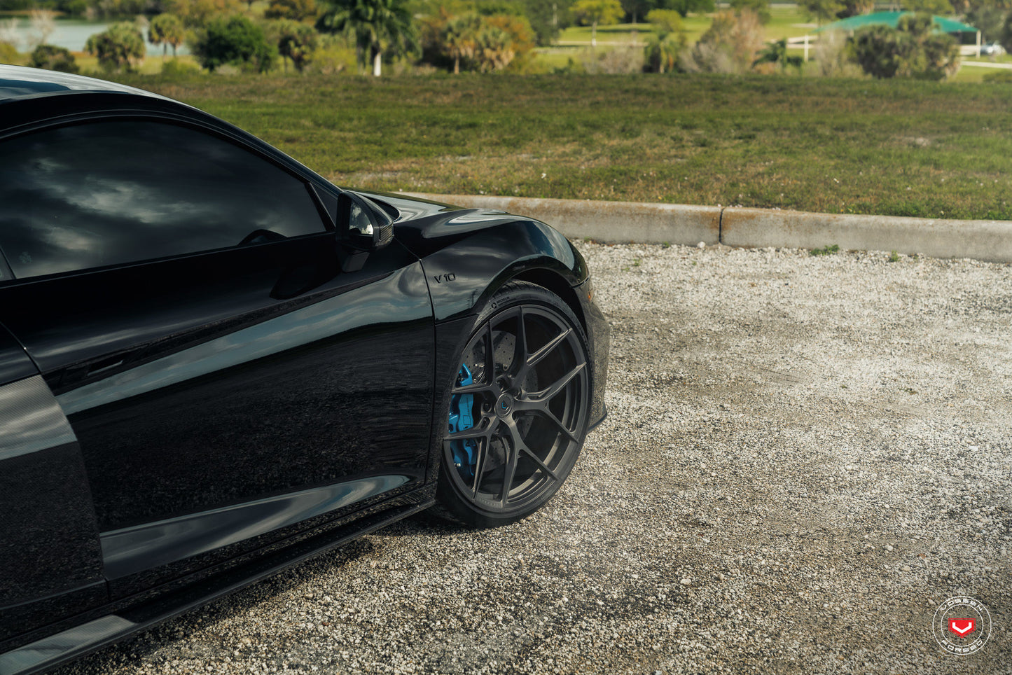 Vossen S21-01 Wheel Set for Audi R8 - Matte Midnight Smoke
