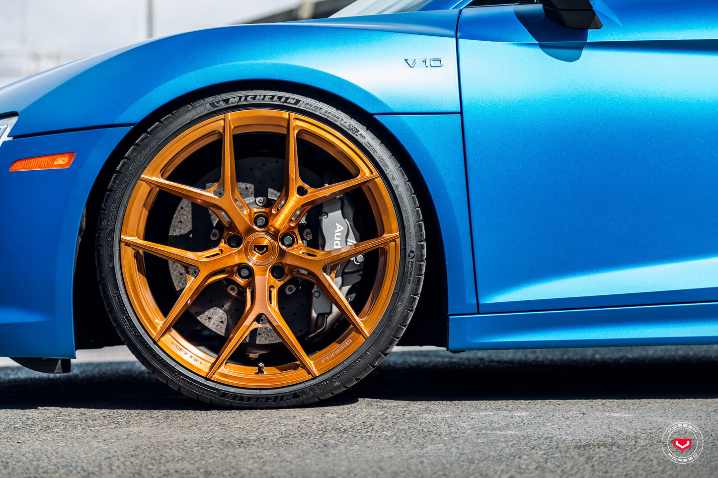 Vossen S21-01 Wheel Set for Audi R8 - 20 Inch - Brickell Bronze
