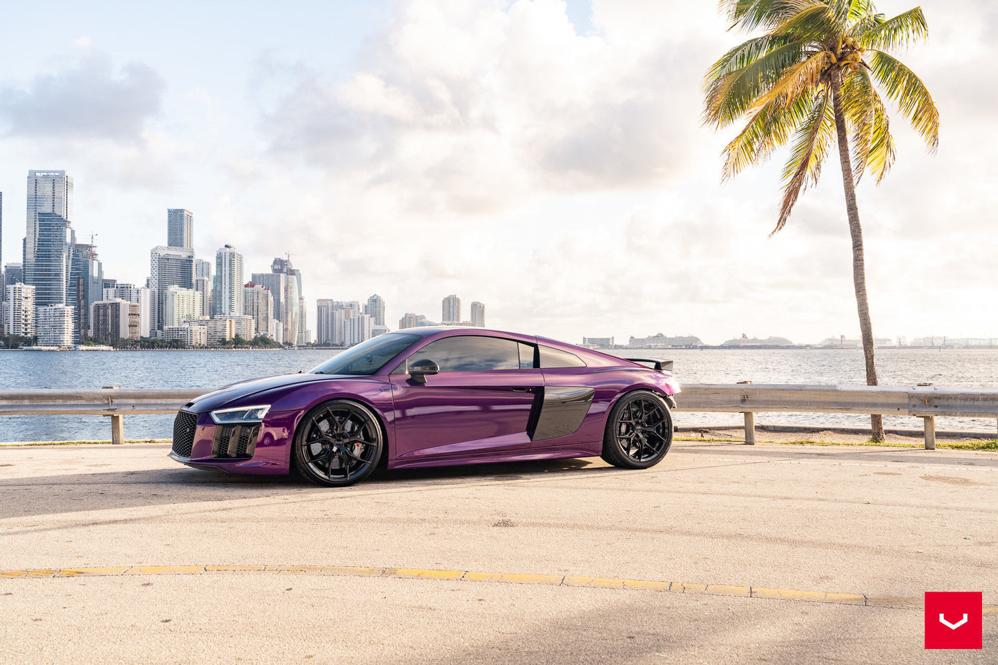 Vossen HF-5 Wheel Set for Audi R8 - Gloss Black