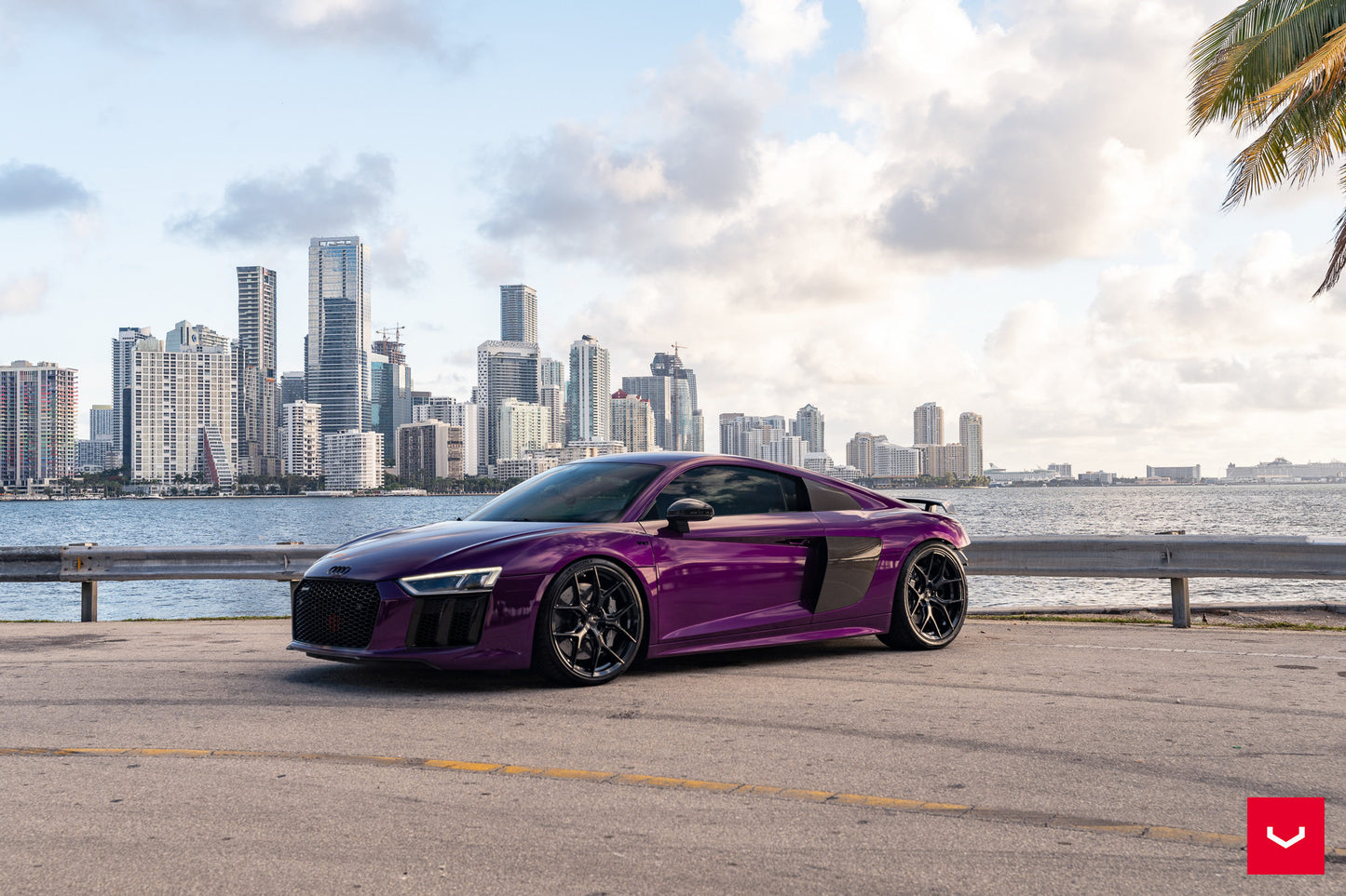 Vossen HF-5 Wheel Set for Audi R8 - Gloss Black