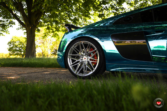 Vossen EVO-5 Wheel Set for Audi R8 - 20 Inch - Gloss Clear