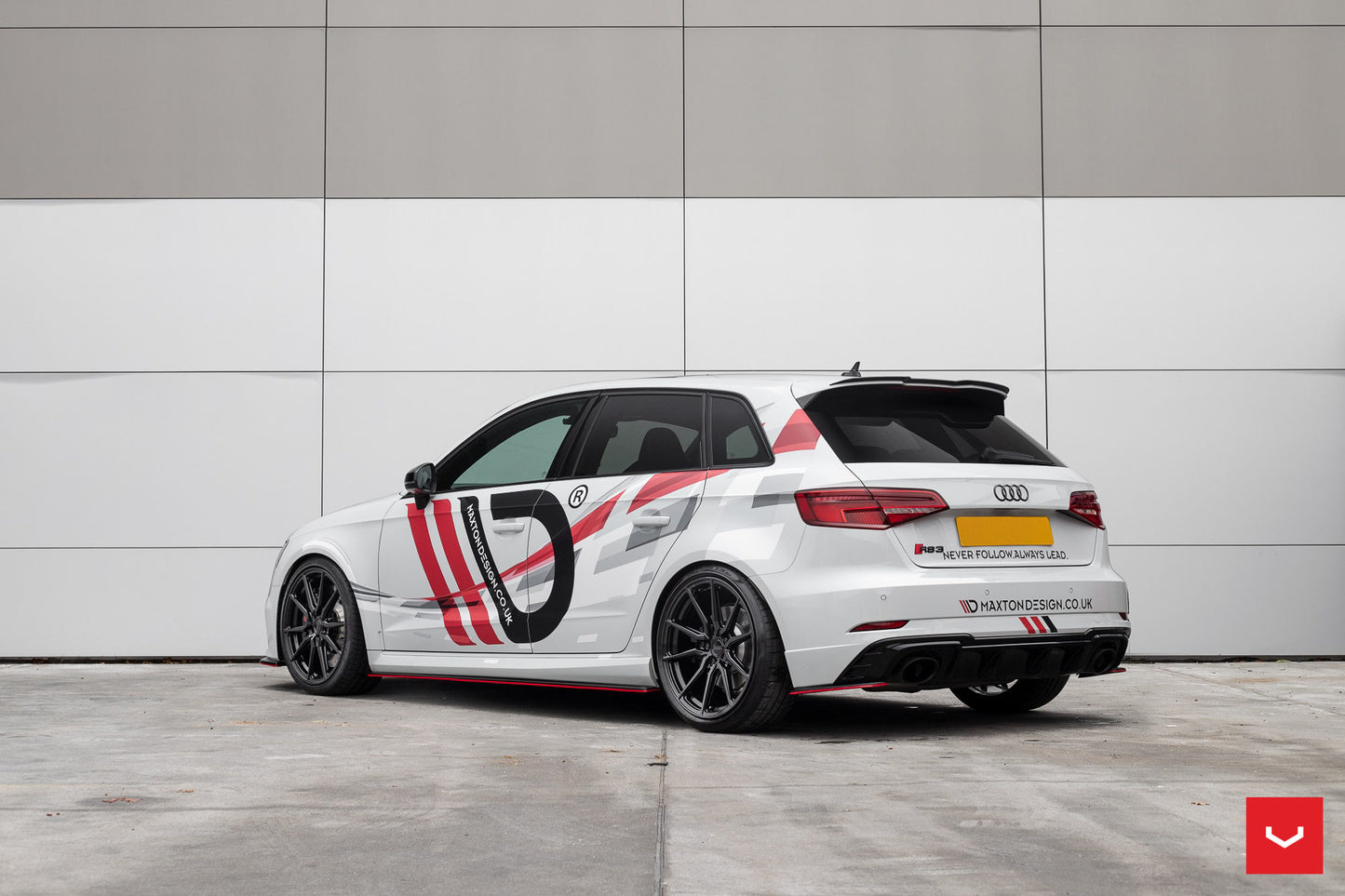 Vossen HF-3 Wheel Set for Audi RS3 - 19 Inch - Gloss Black