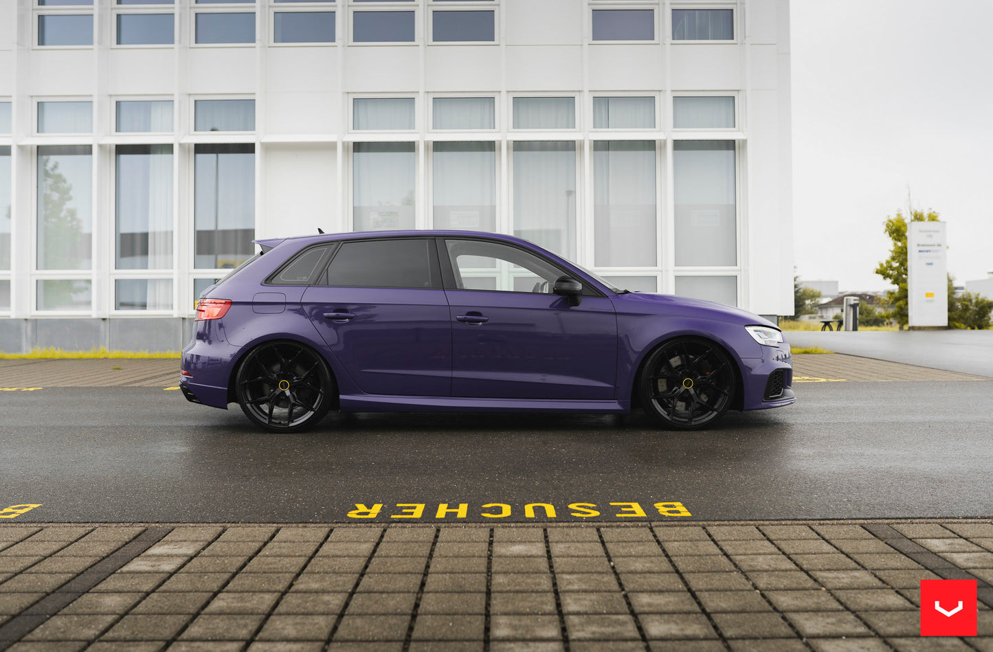Vossen HF-5 Wheel Set for Audi RS3 - Gloss Black
