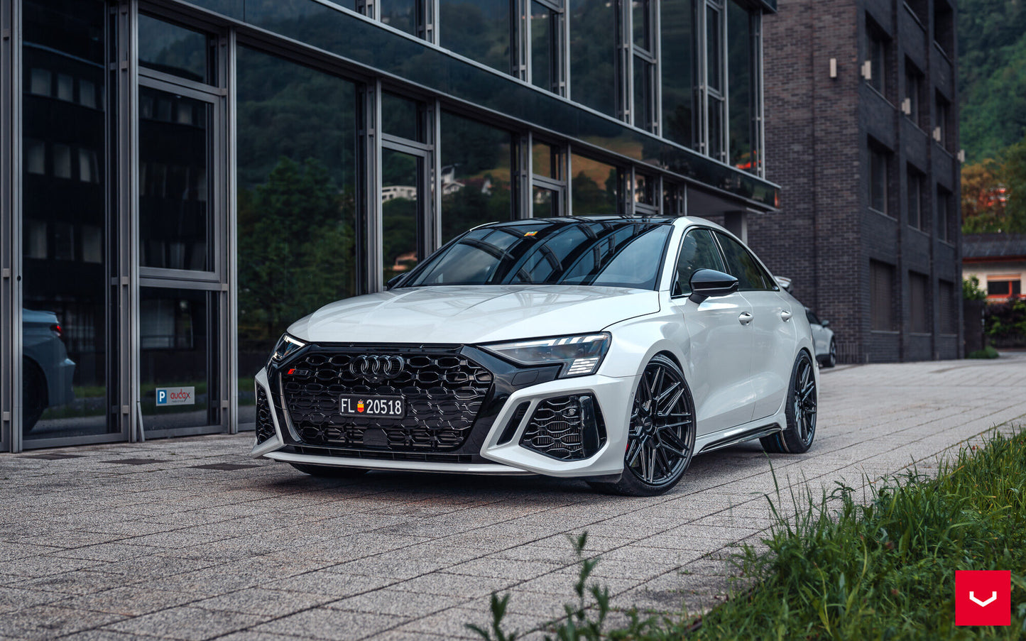 Vossen HF-7 Wheel Set for Audi RS3 - 19 Inch - Gloss Black