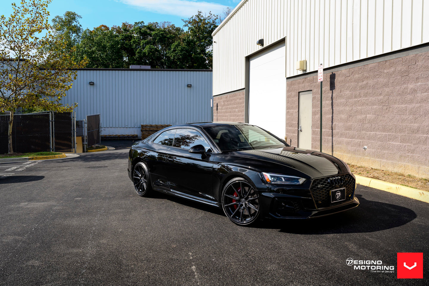 Vossen HF-3 Wheel Set for Audi RS5 - 20 Inch - Tinted Gloss Black