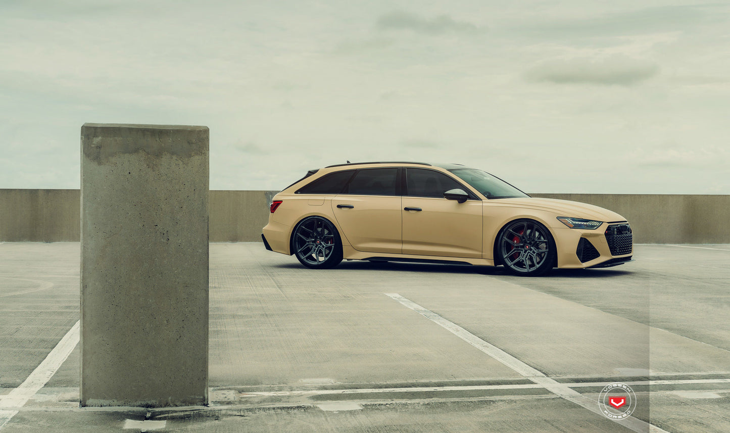 Vossen EVO-4R Wheel Set for Audi RS6 / RS7 - 22 Inch - Midnight Smoke