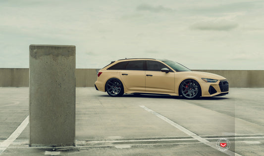 Vossen EVO-4R Wheel Set for Audi RS6 / RS7 - 22 Inch - Midnight Smoke