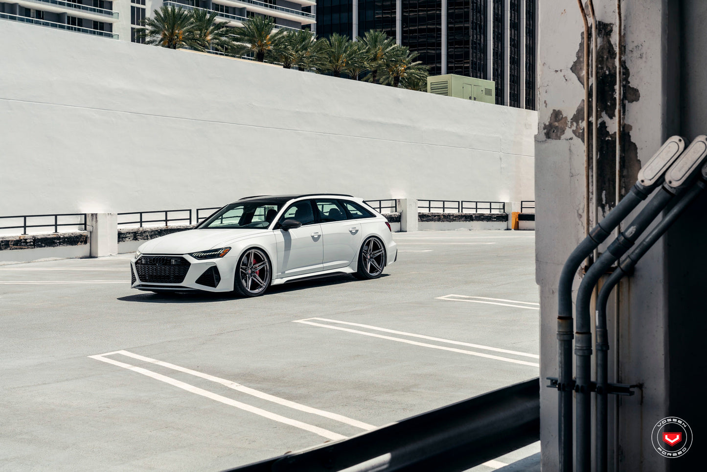 Vossen EVO-1R Wheel Set for Audi RS6 / RS7 - 23 Inch - Dark Smoke