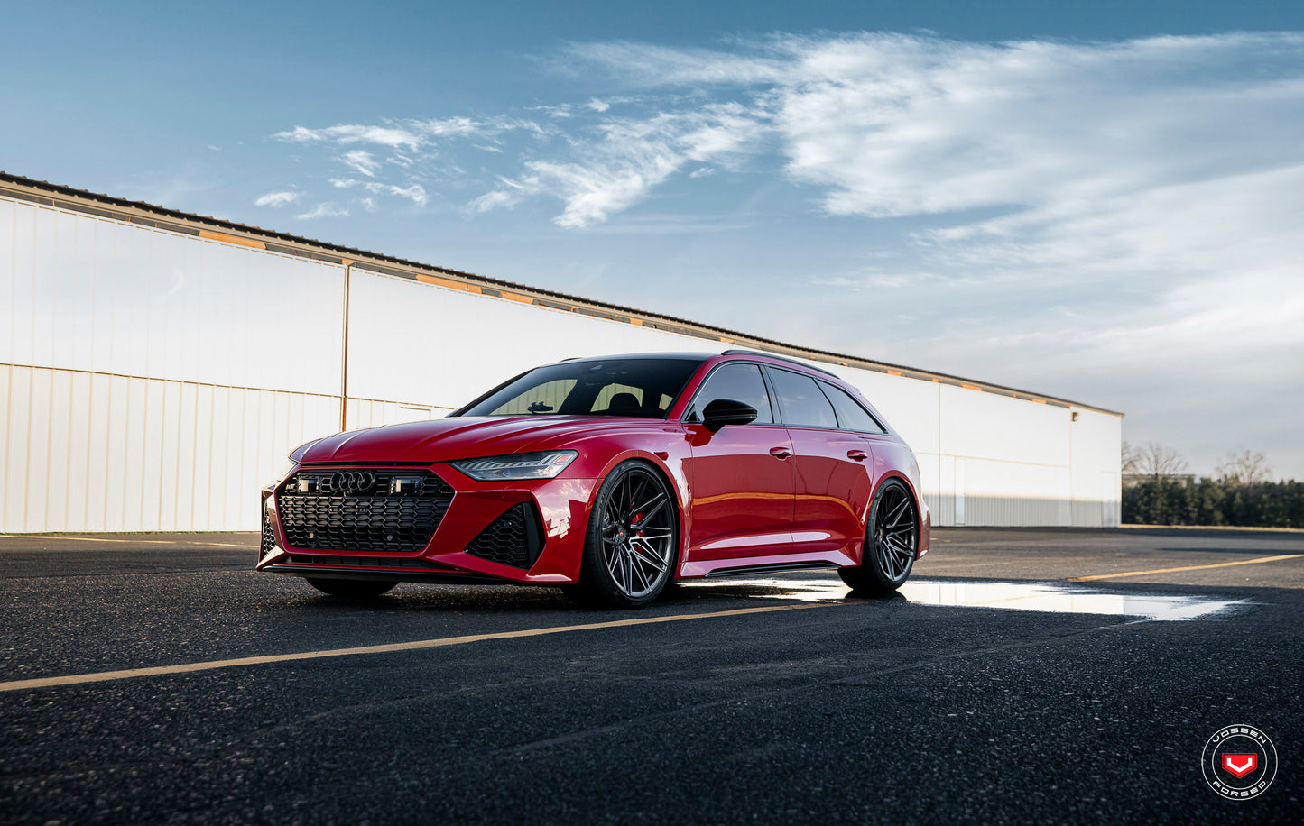 Vossen EVO-5R Wheel Set for Audi RS6 / RS7 - 22 Inch - Gloss Black