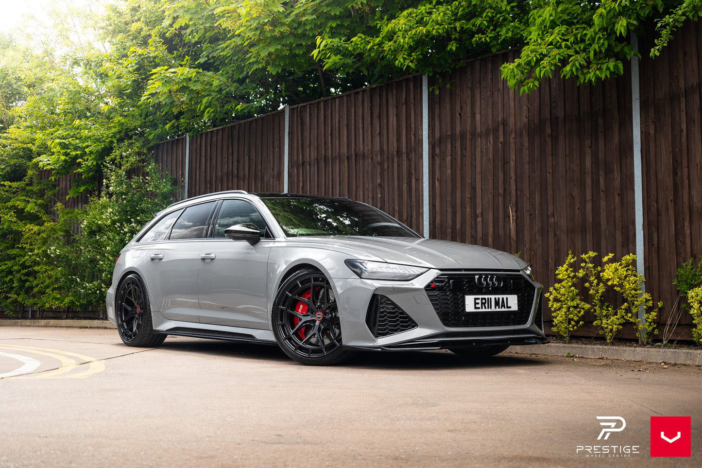 Vossen HFX-1 Wheel Set for Audi RS6 / RS7 - 22 Inch - Gloss Black