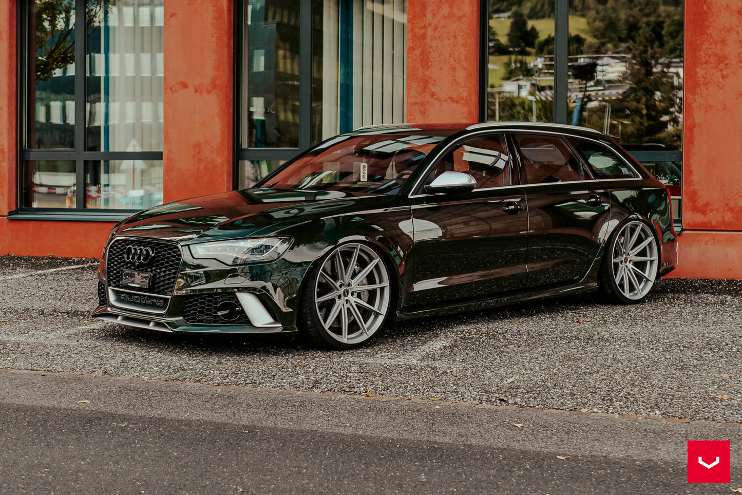 Vossen HFX-2 Wheel Set for Audi RS6 / RS7 - 22 Inch - Satin Silver