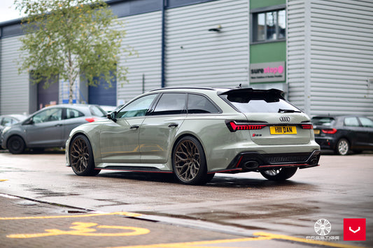 Vossen HF-2 Wheel Set for Audi RS6 / RS7 - 22 Inch - Satin Bronze